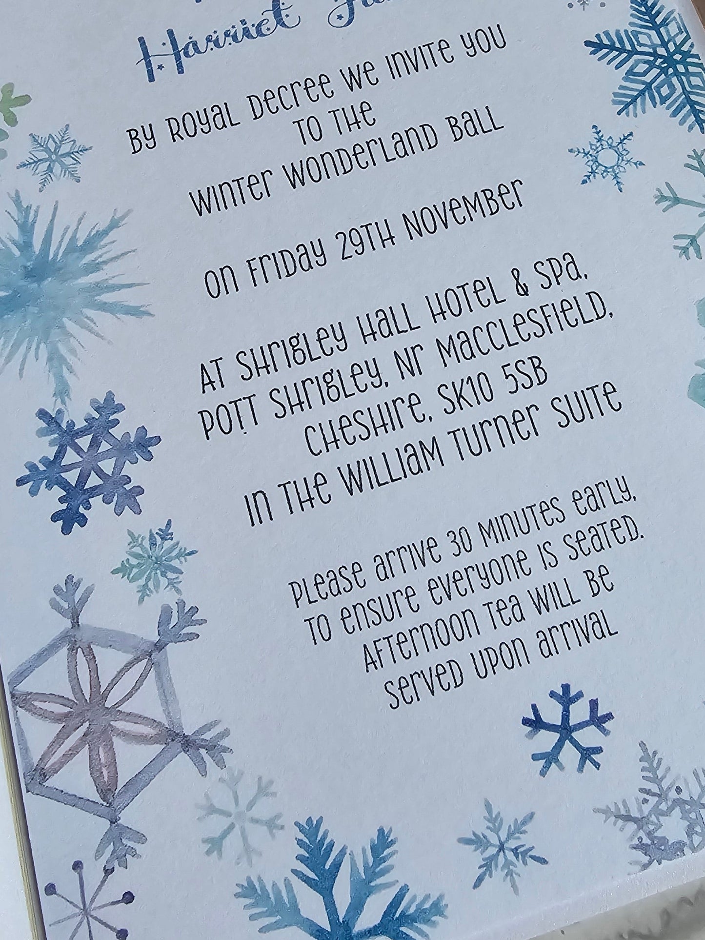 2024 Winter Ball Invitation - Bluesky's creation