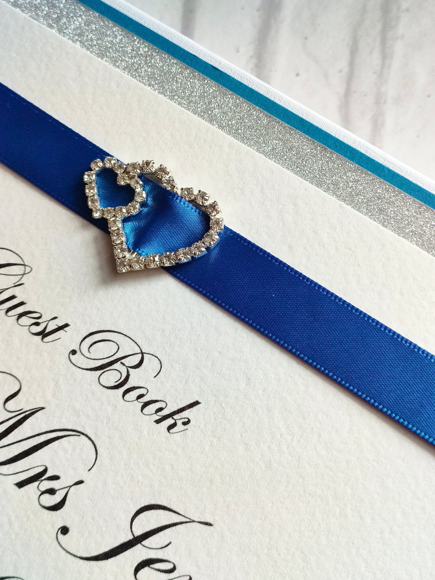 Double Diamante heart - Bluesky's creation
