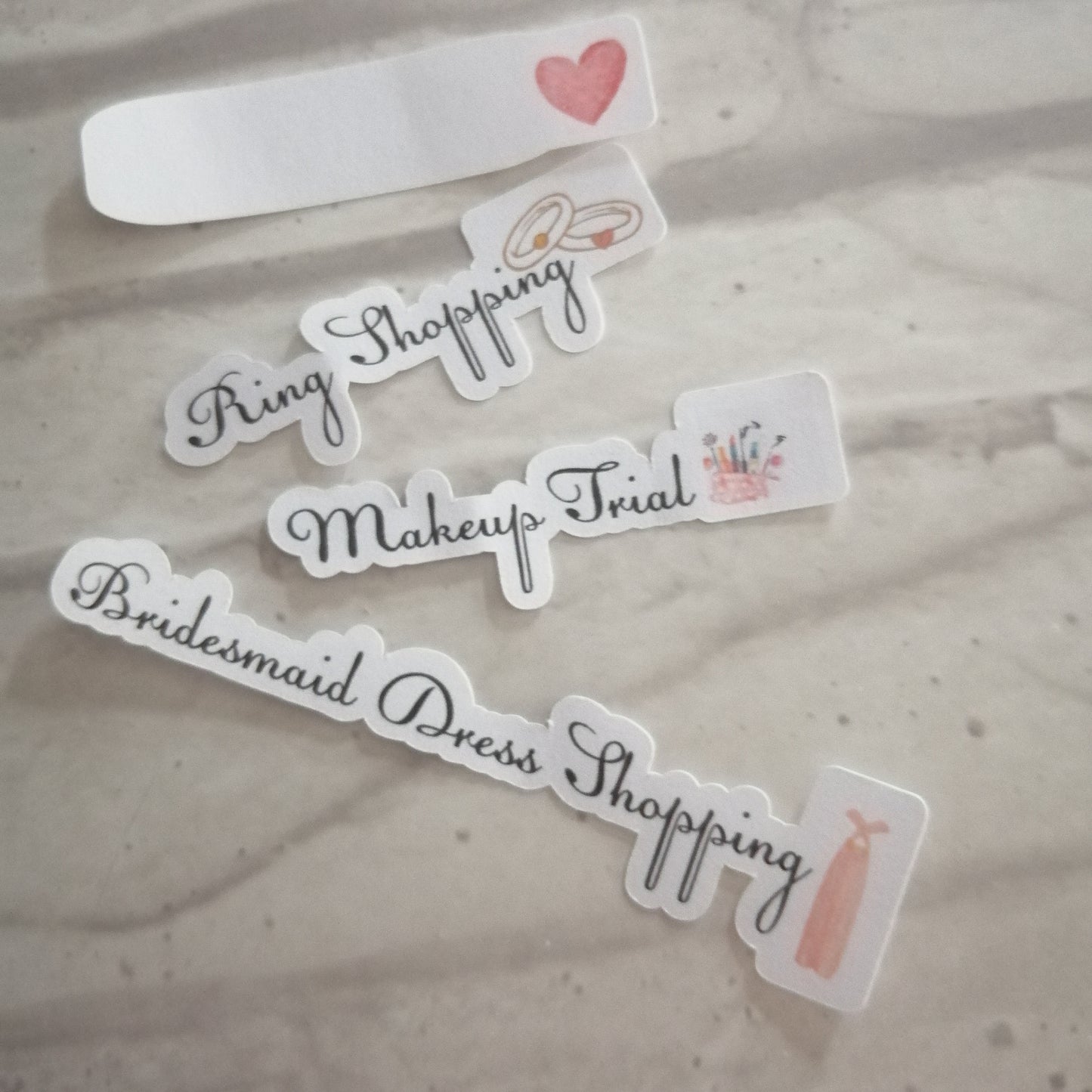 Wedding Planning Check List | Timeline Sticker Set | Bride Diary