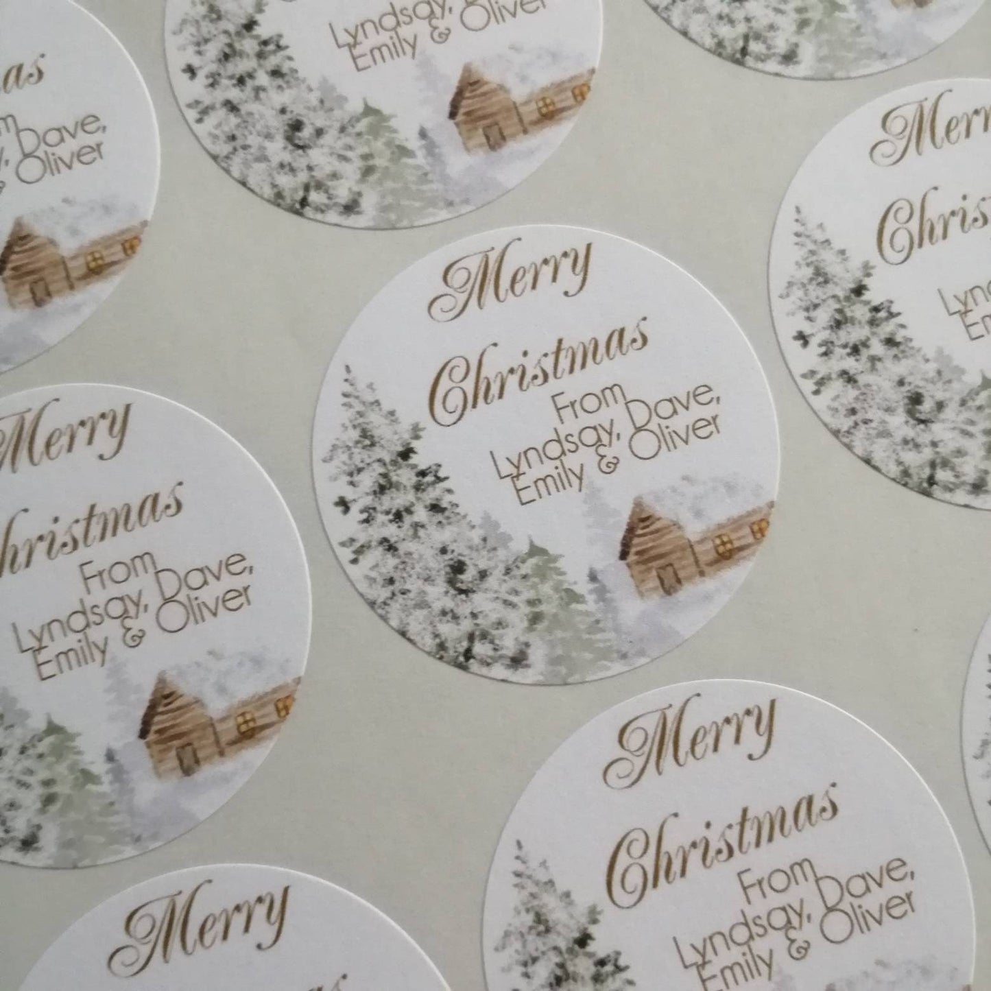 Christmas Gift Stickers