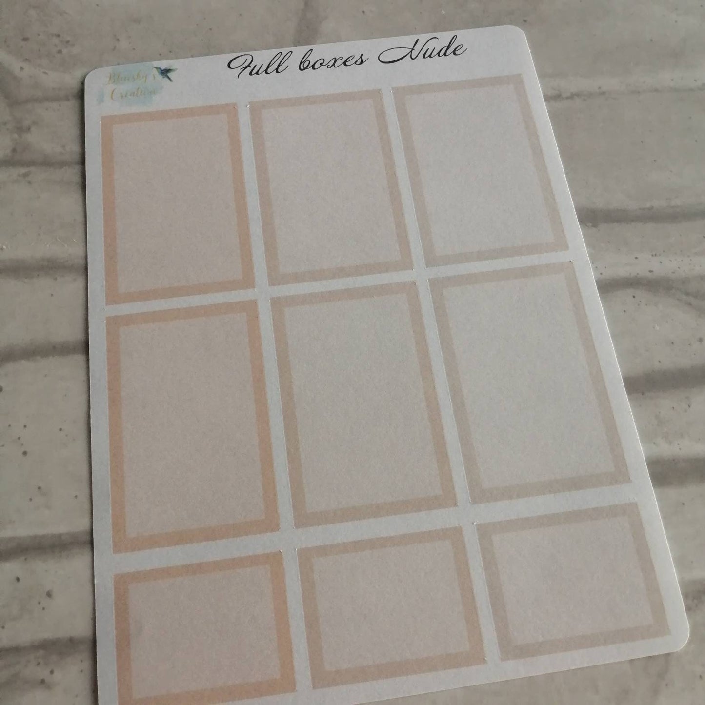 Pastel Functional Planner Boxes | Planning Sticker | Daily Diary Planner Set