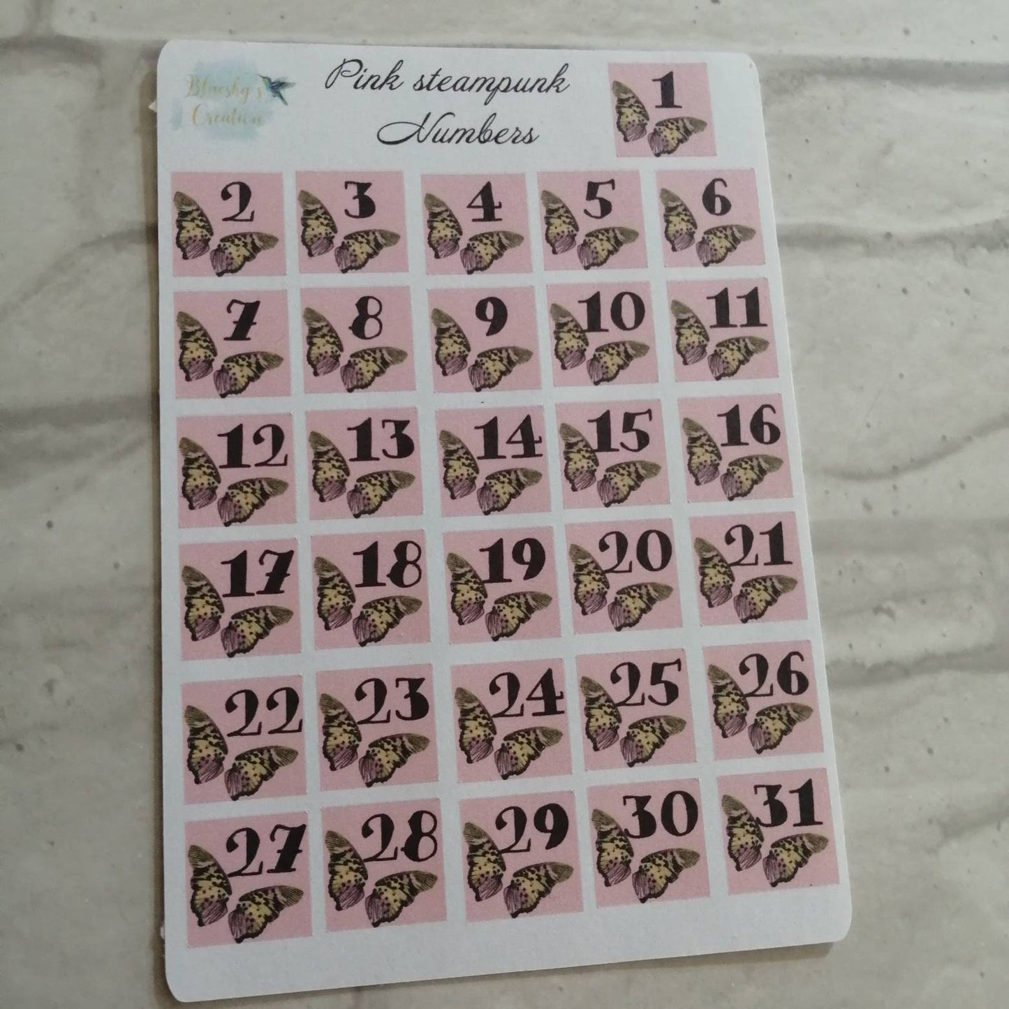 Gothic Planner Kit | Steampunk Daily Diary | Pink Vintage Weekly Stickers