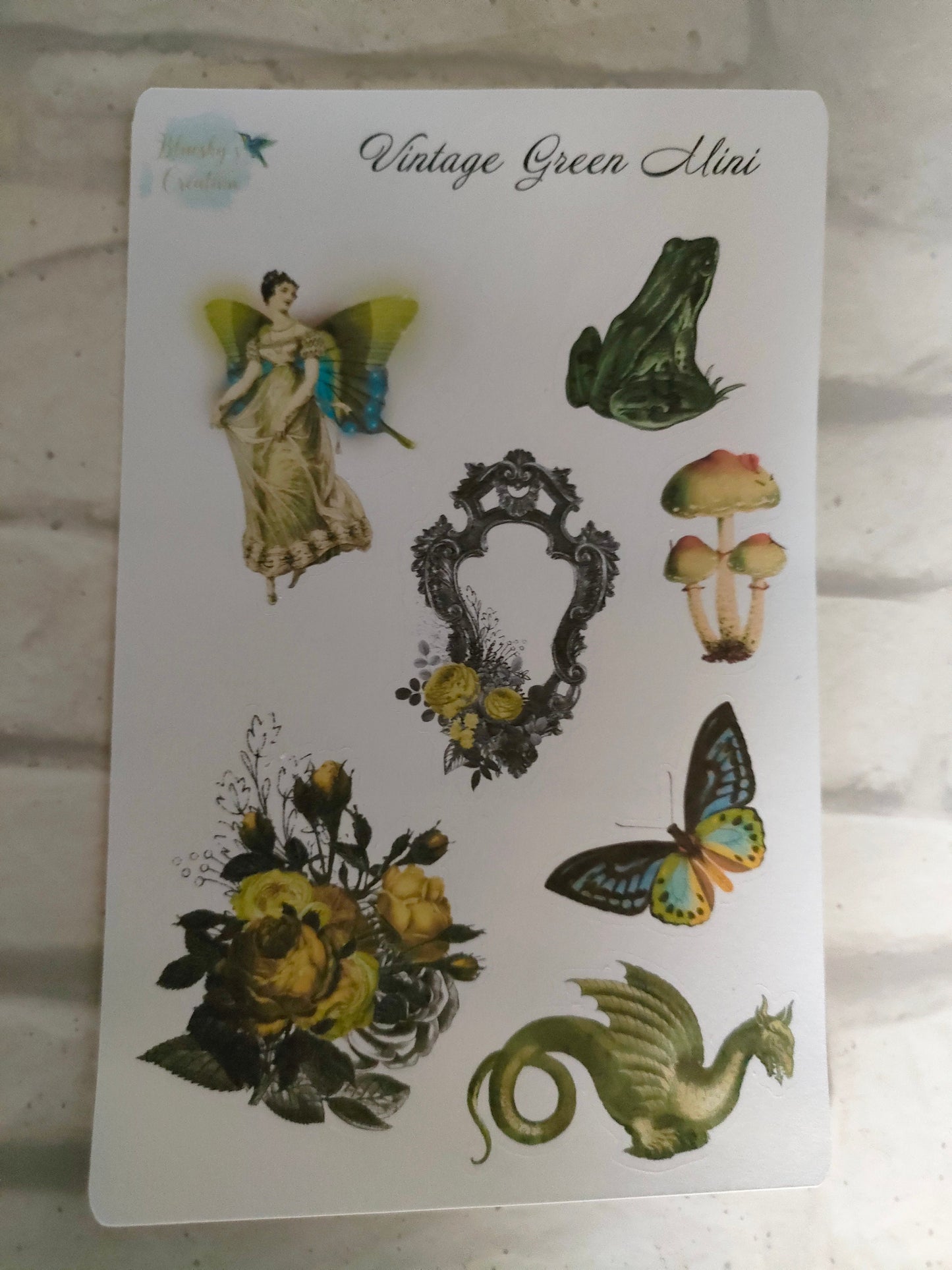 Woodland Dragon Mini Kit | Weekly Planning Sticker | Daily Diary Planner Set