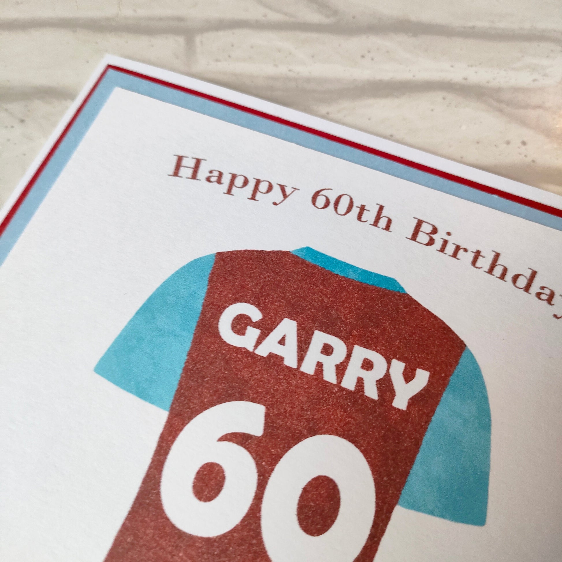 Personalised Football Card - Bluesky's creation
