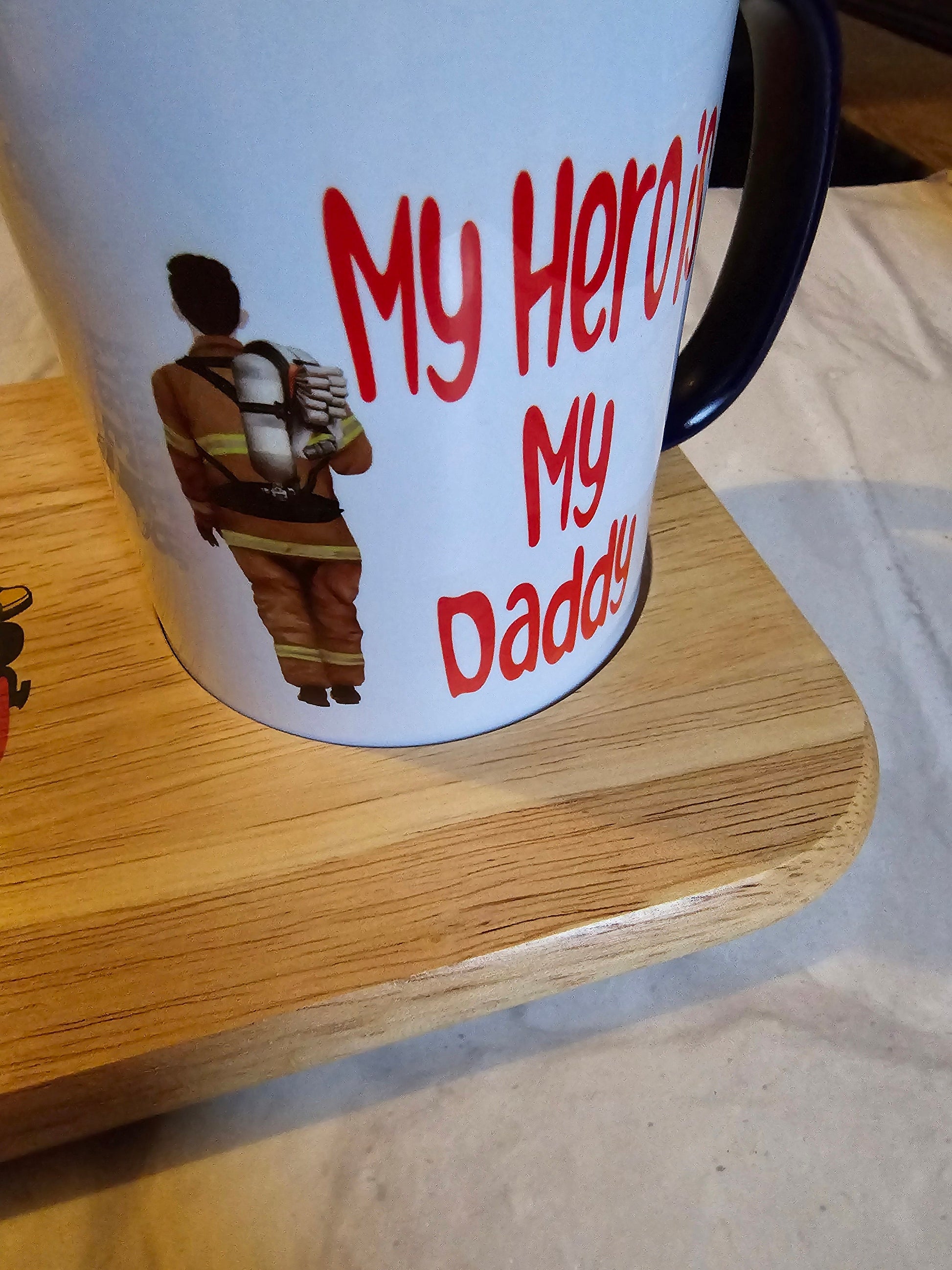 Fireman Biscuit Board & Mug Set - Bluesky's creation