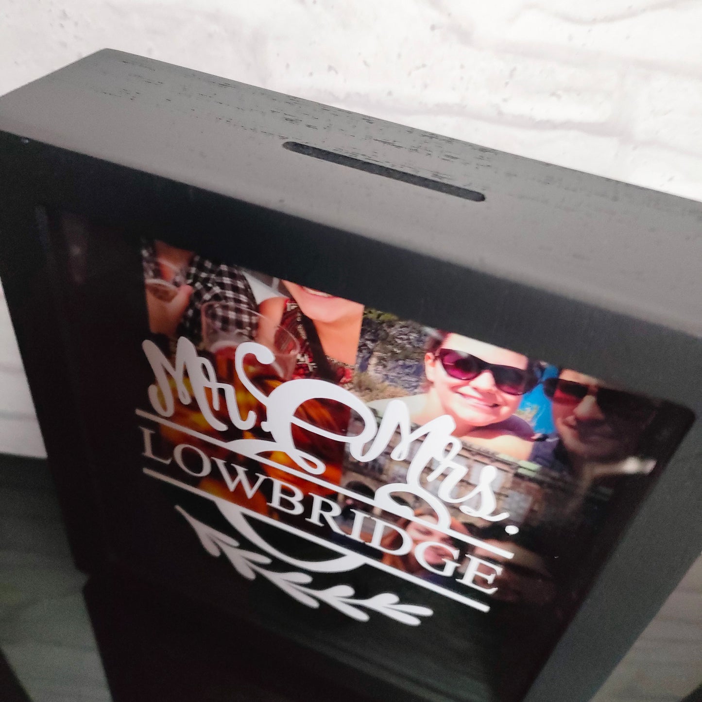 Personalised Wedding Money Box Frame - Bluesky's creation