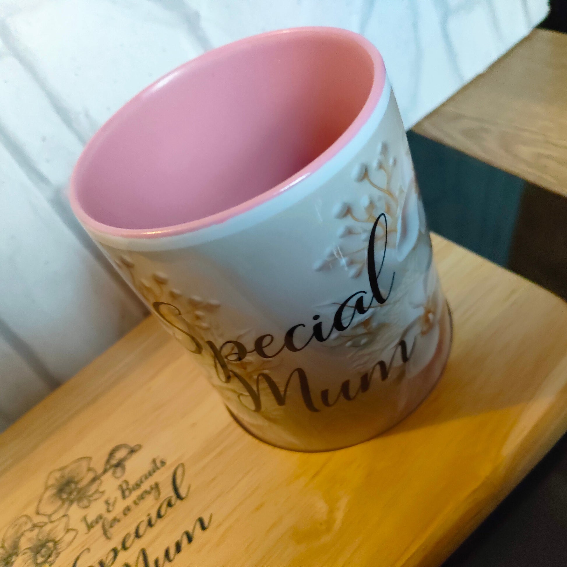 Floral Biscuit Board & Mug Set - Bluesky's creation