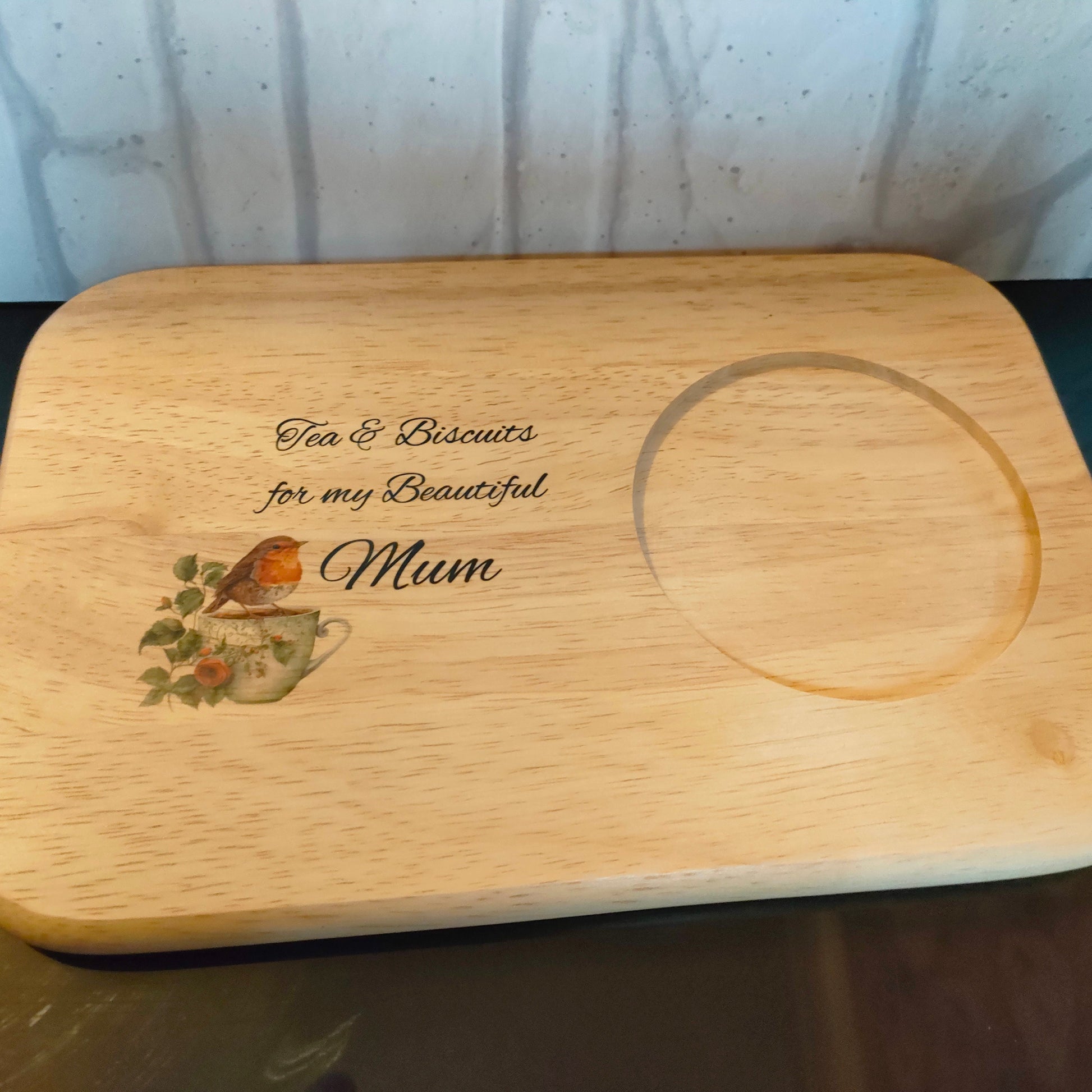 Robin Biscuit Board & Mug Set - Bluesky's creation