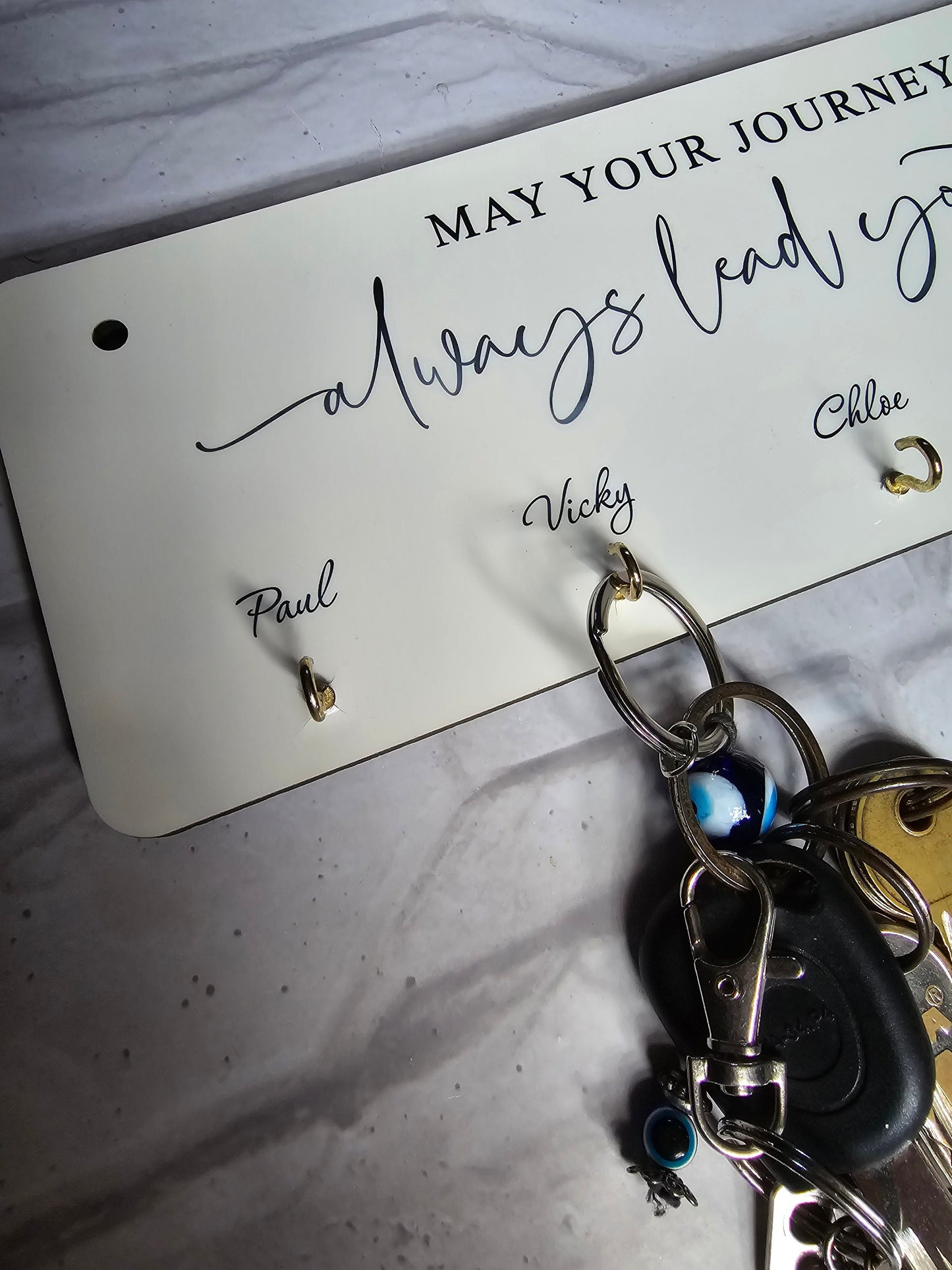 Hanging Wall Key Fob Holder