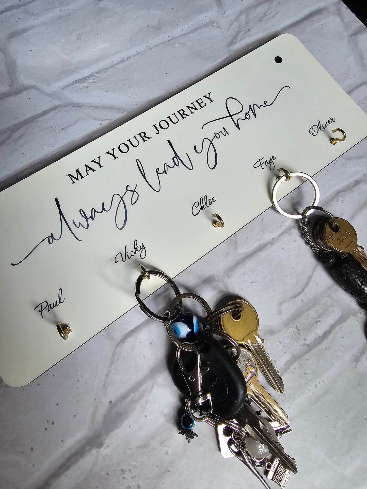 Hanging Wall Key Fob Holder