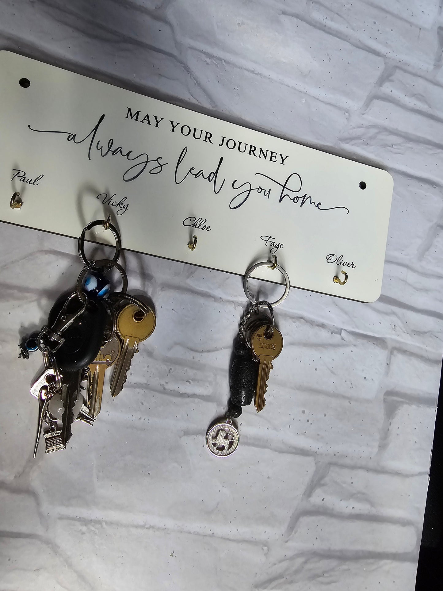 Hanging Wall Key Fob Holder