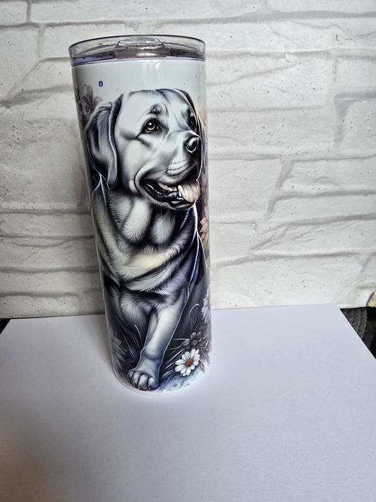 Labrador 20oz Skinny Tumbler | Summer Drink Cup | Holiday Cold Drink Flask