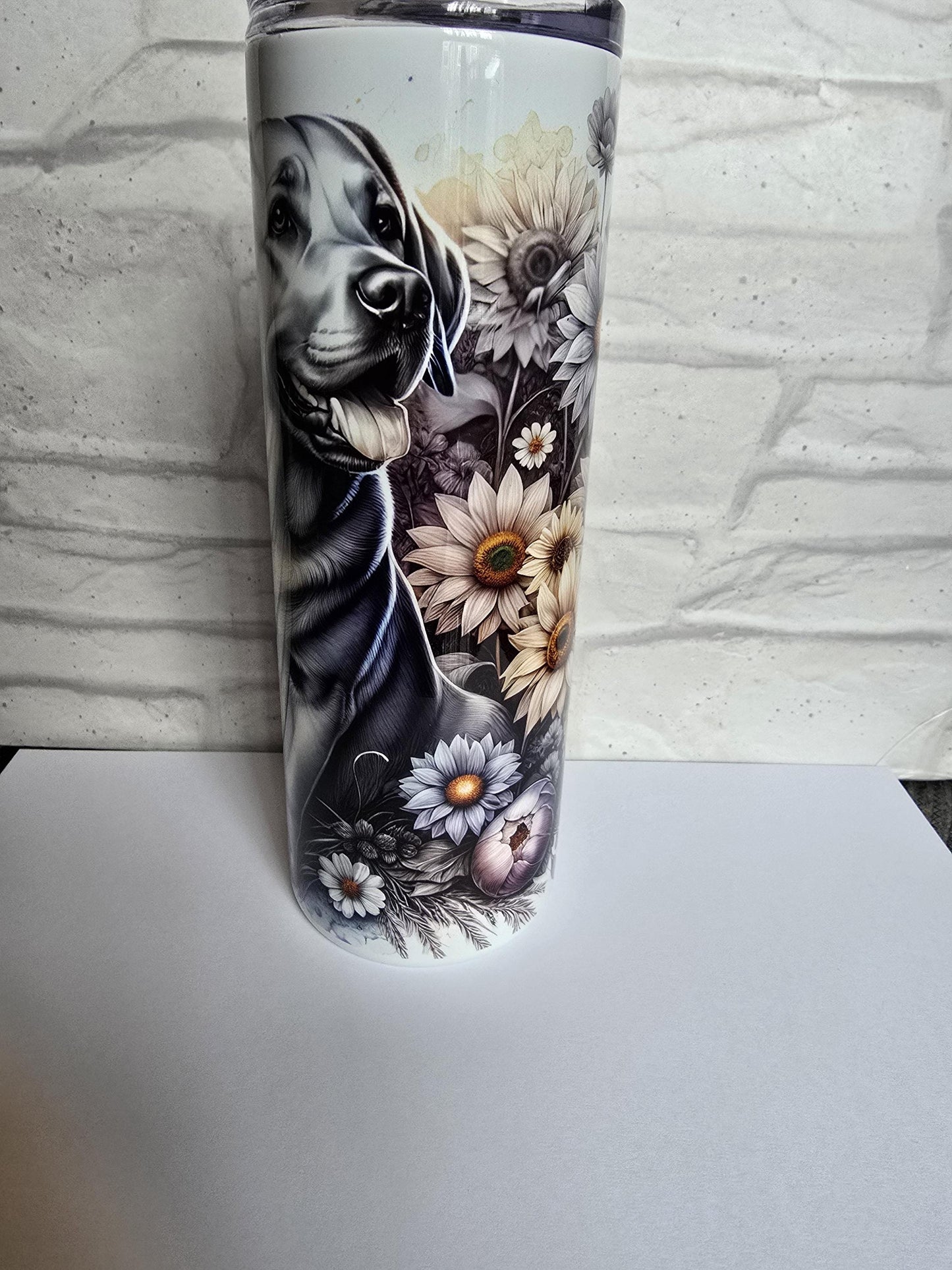 Labrador 20oz Skinny Tumbler | Summer Drink Cup | Holiday Cold Drink Flask