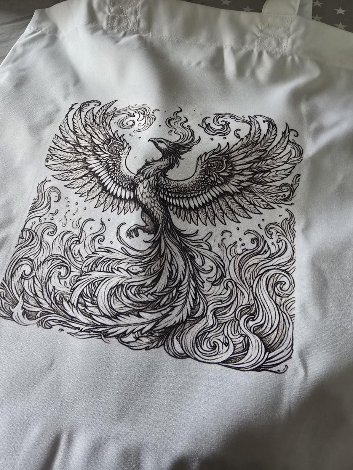 Color Your Own Celestial Mythical Tote Bag | Fun Kids & Adult Activity | Craft Textile Marker Gift |Creative Party Favour