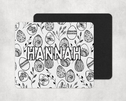 Color-In Easter Placemat & Coaster Personalised for Kids | DIY Table Set | Creative Activity Gift Idea | Party Favour