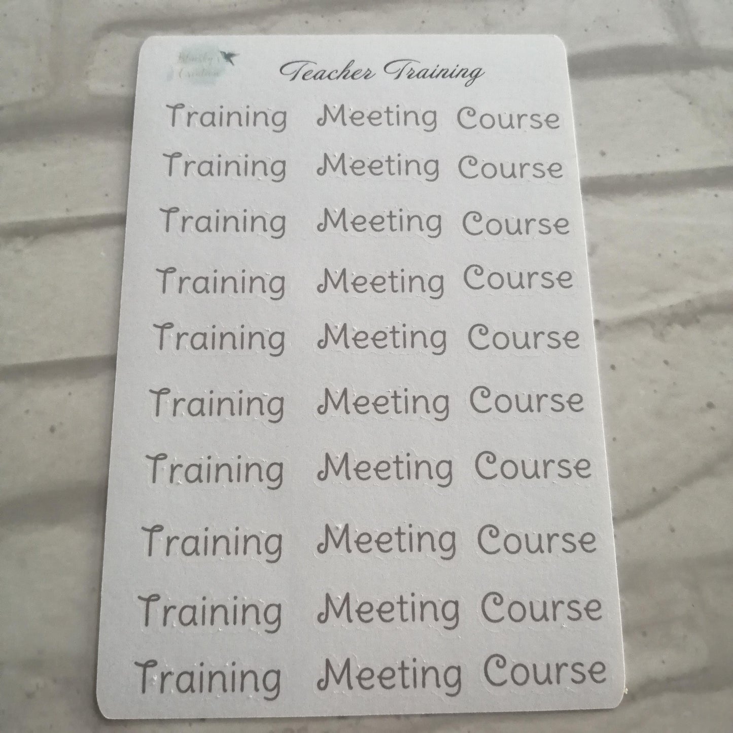 Teacher planning sticker | Diary daily | bullet planner wording set