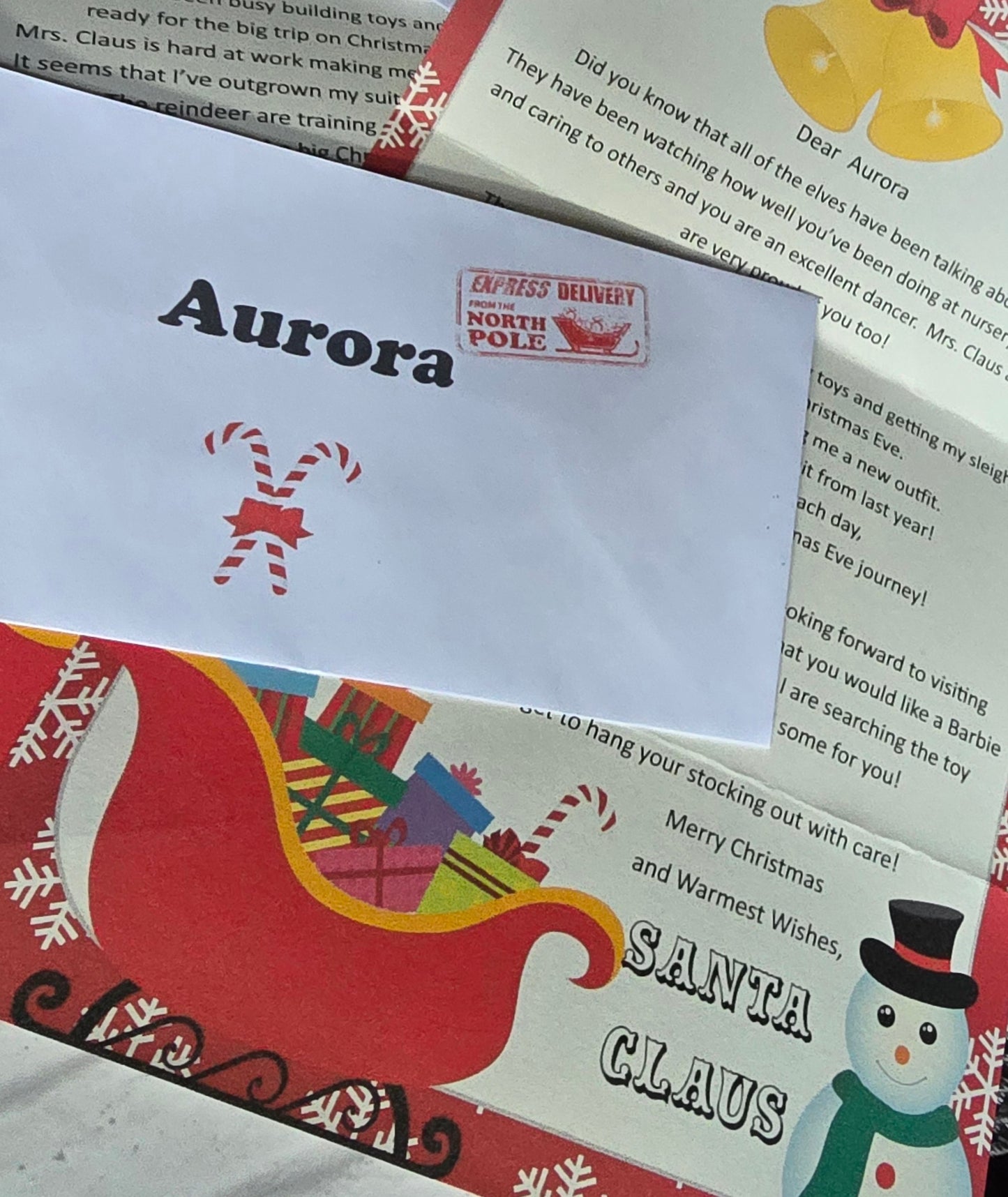 Fully Personalised Santa Letter from the North Pole