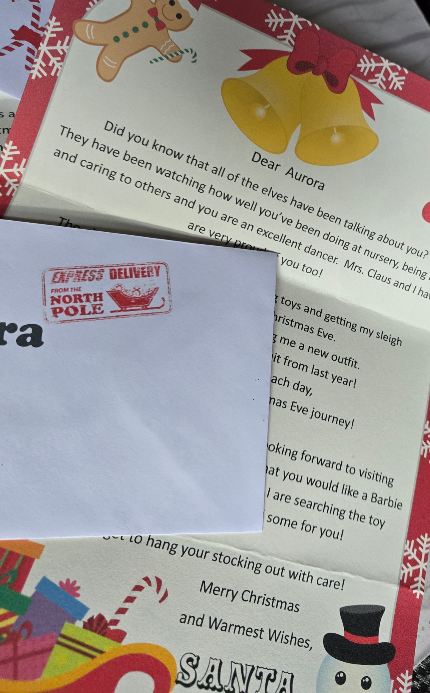 Fully Personalised Santa Letter from the North Pole