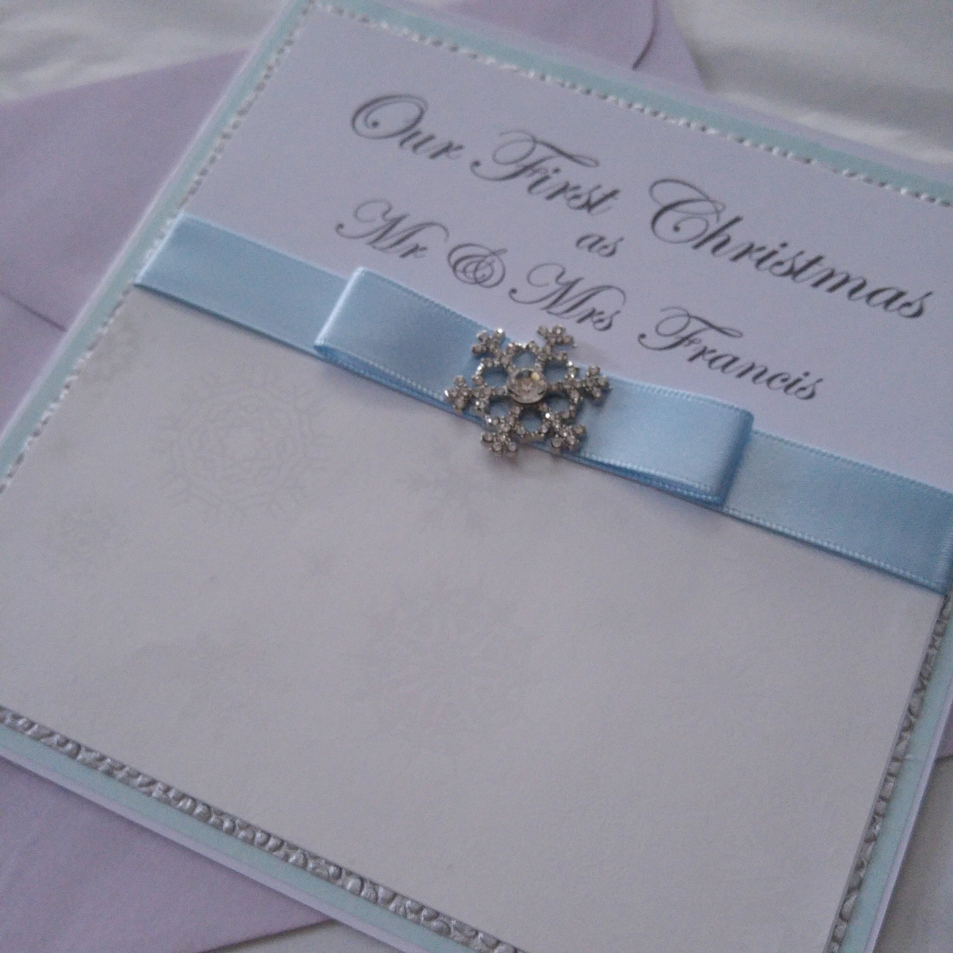 First Christmas Card as ............ Card - Bluesky's creation