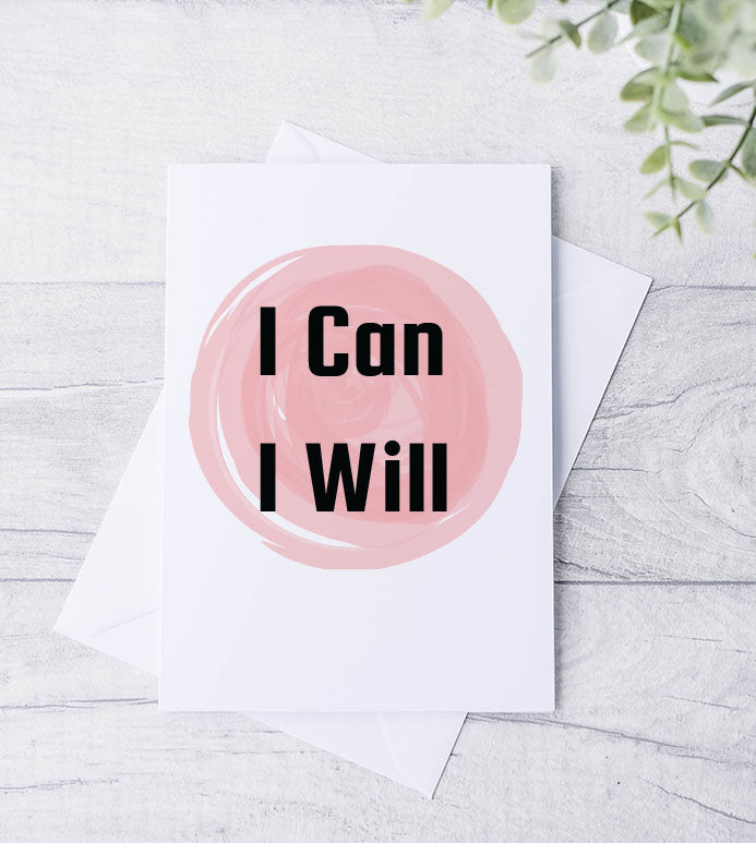 i can i will card - bluesky creation