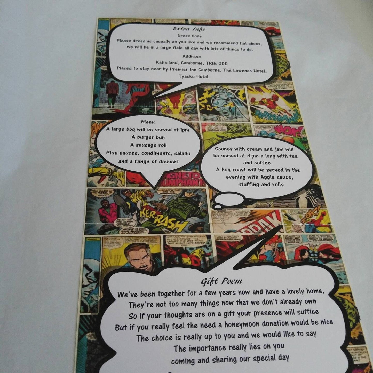 Comic Book Strip Z fold - Bluesky's creation