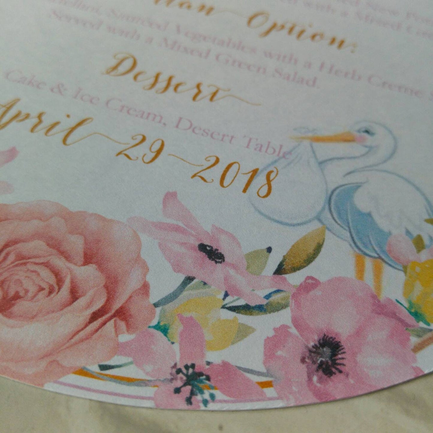 Floral Stork - Bluesky's creation