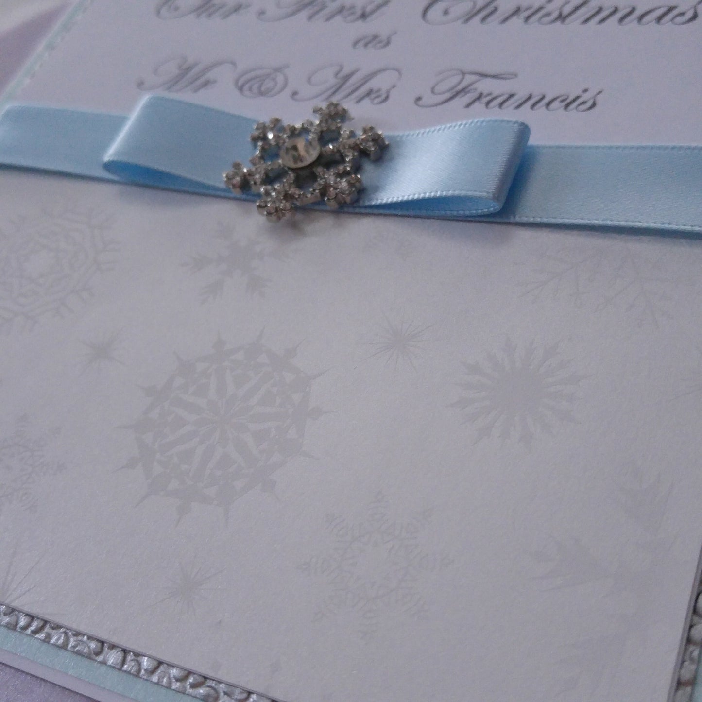 First Christmas Card as ............ Card - Bluesky's creation