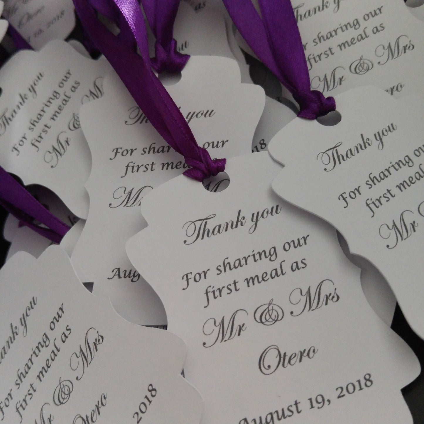 First meal Thank you tags (10)