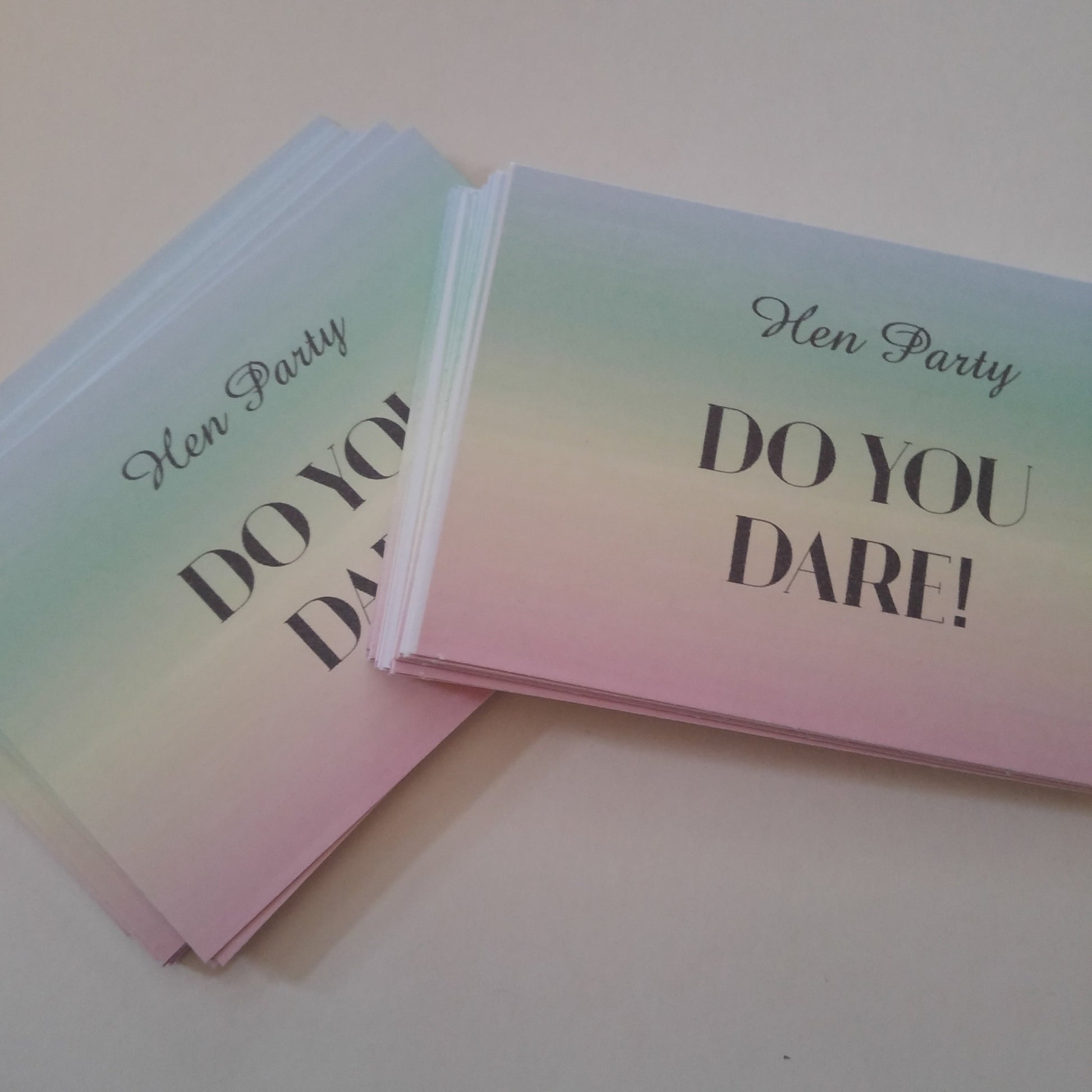 Rainbow Hen Party Drinking Games - Bluesky's creation