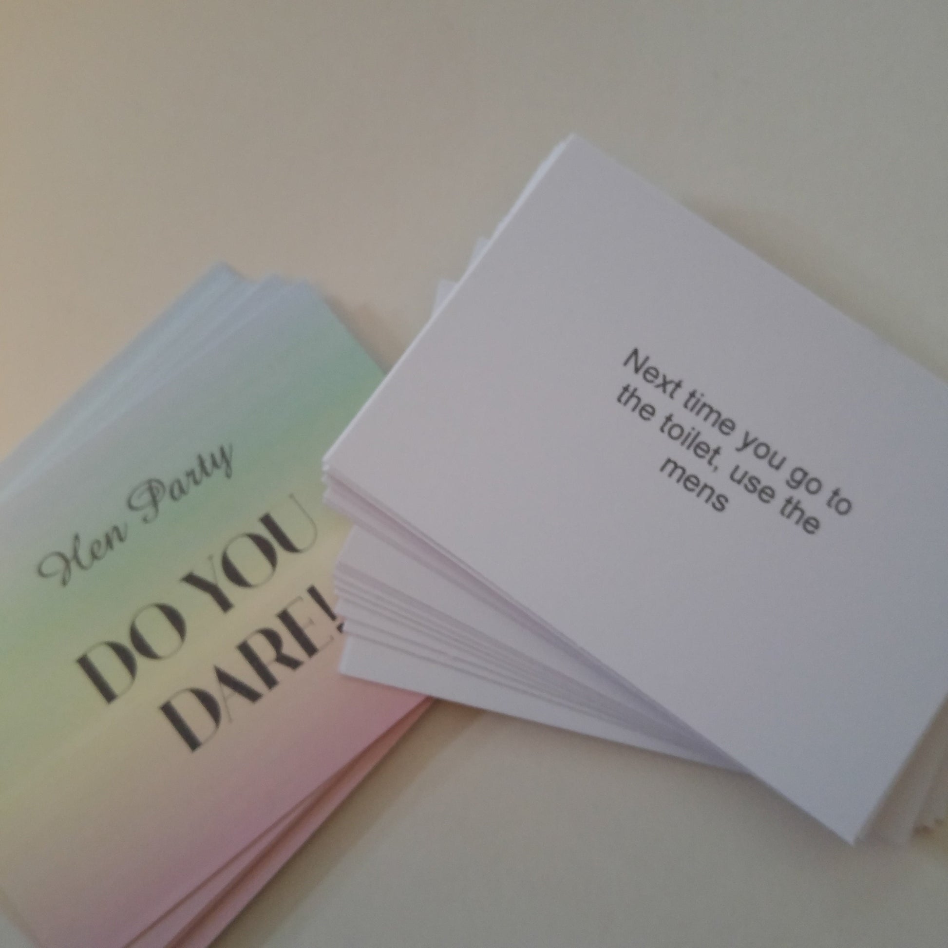 Rainbow Hen Party Drinking Games - Bluesky's creation