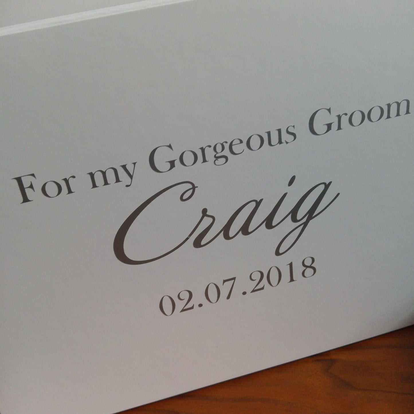 Groom Keepsake Gift Box - Bluesky's creation