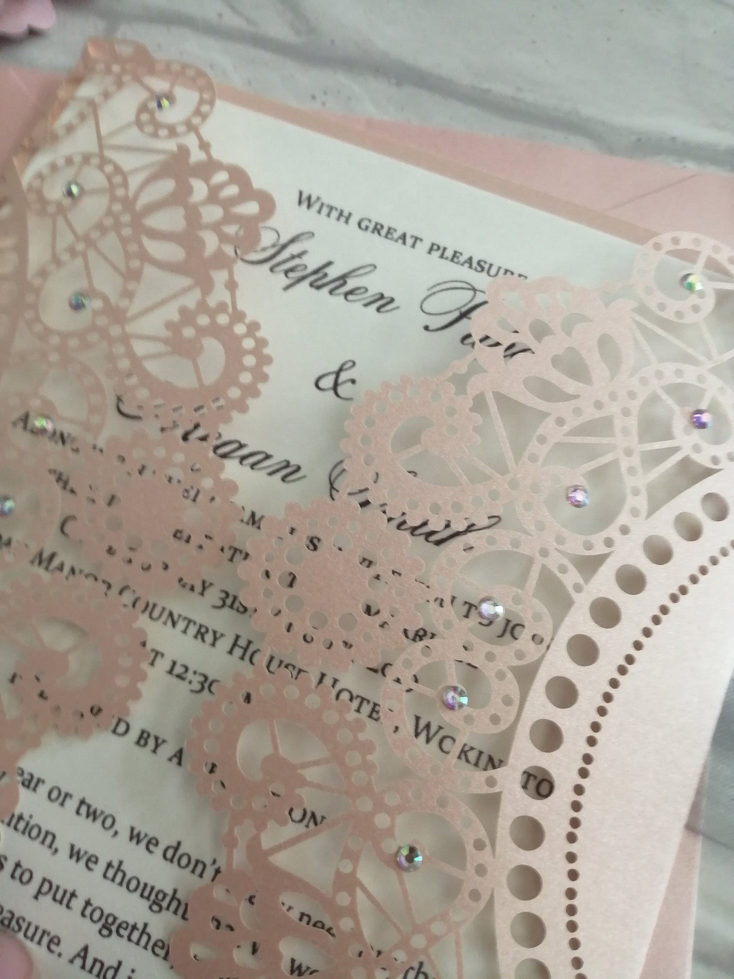 Diamante Doily - Bluesky's creation