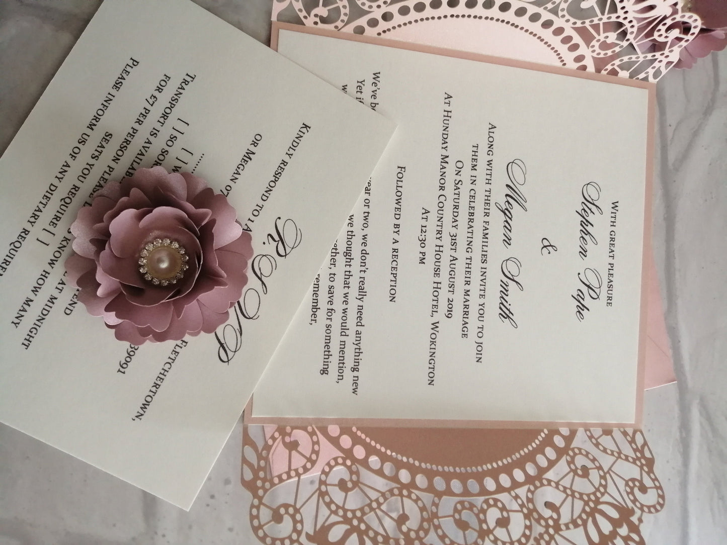Diamante Doily - Bluesky's creation