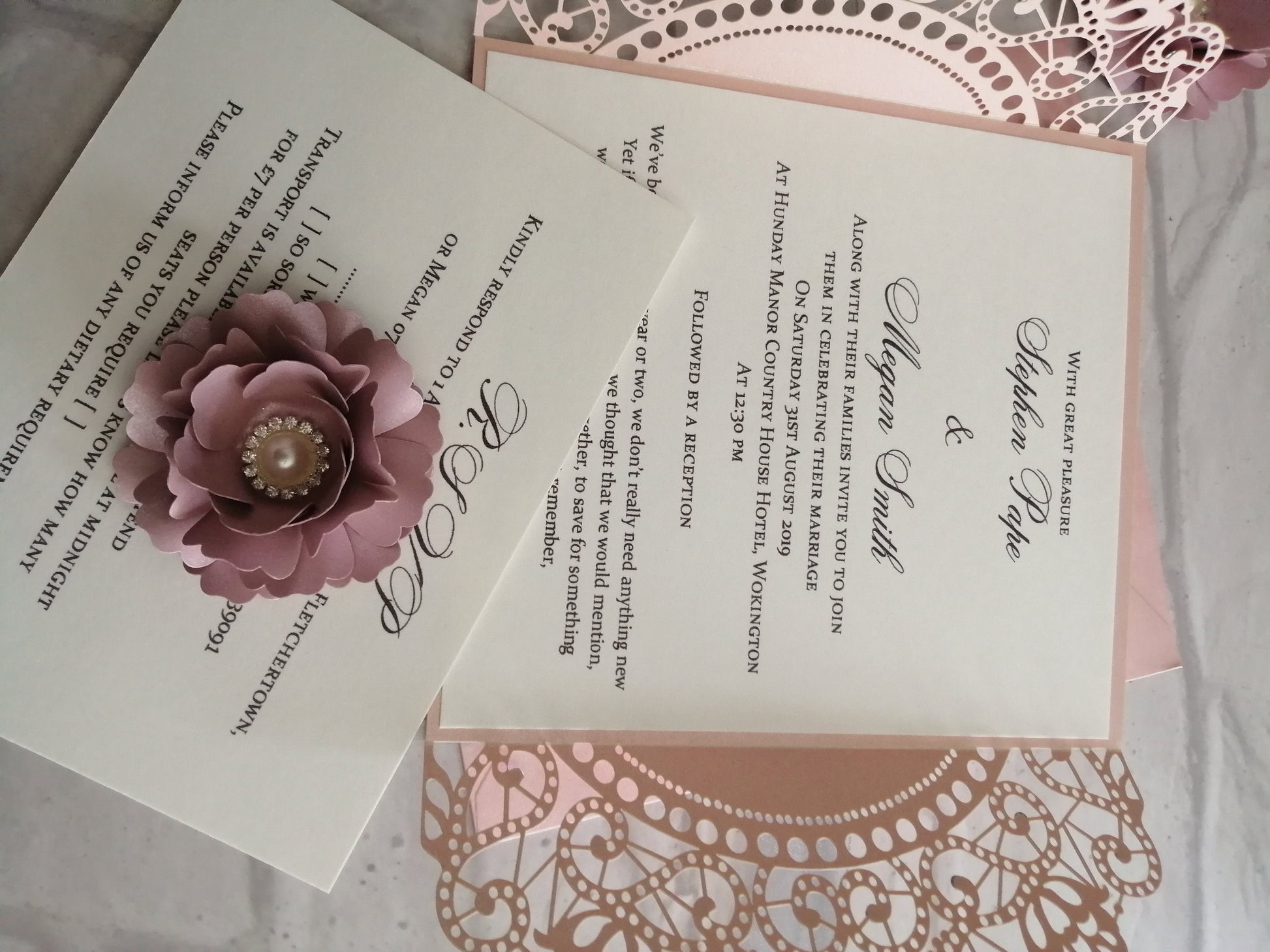 Diamante Doily - Bluesky's creation