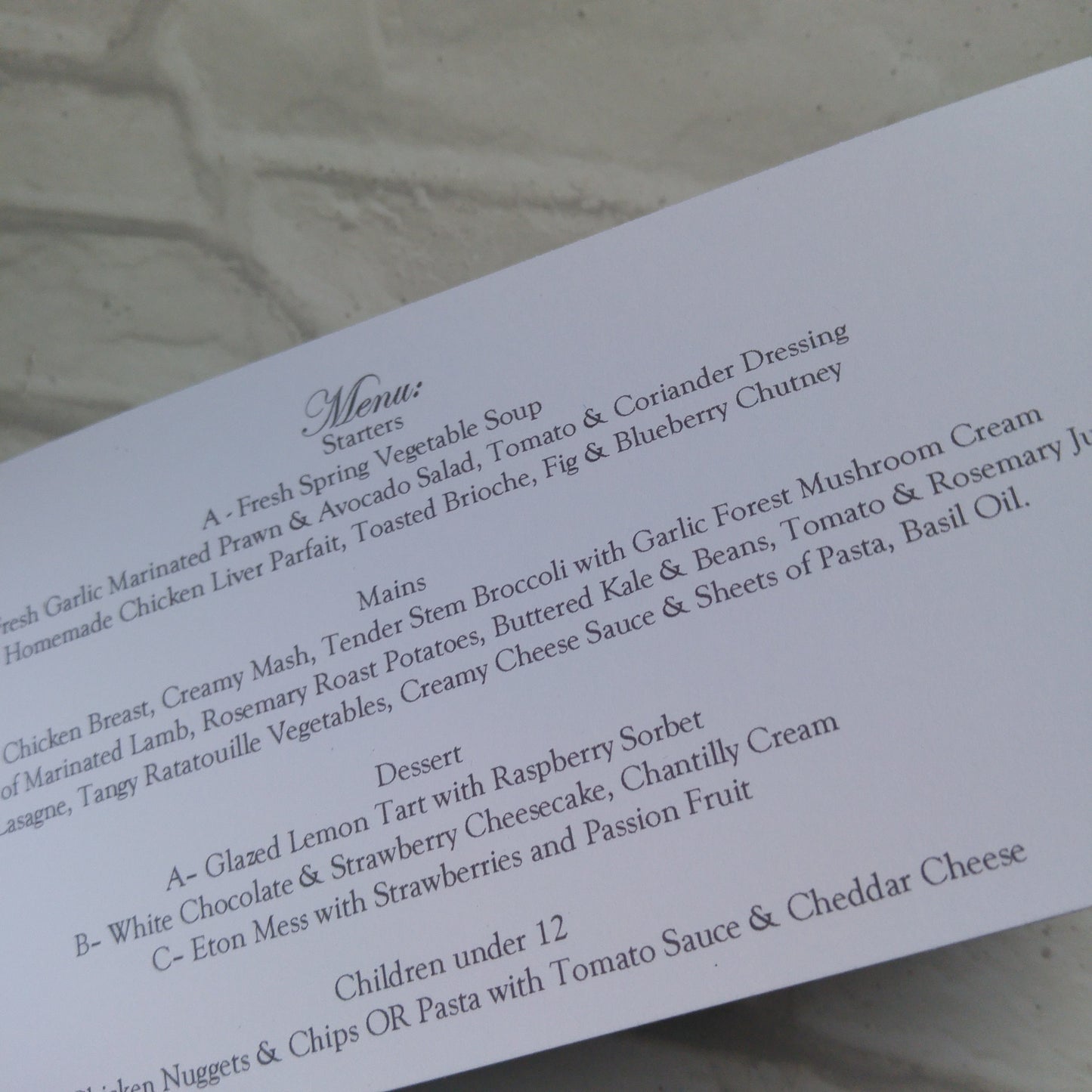 Lux Cheque Book - Bluesky's creation