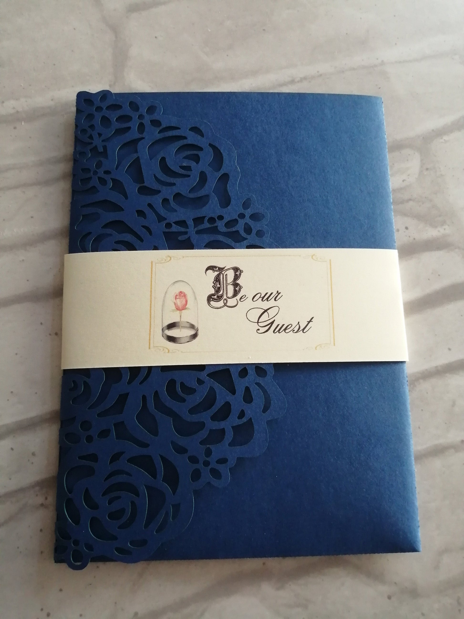 Be our Guest Laser Cut - Bluesky's creation