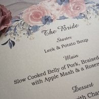 Pink & Navy Florals - Bluesky's creation