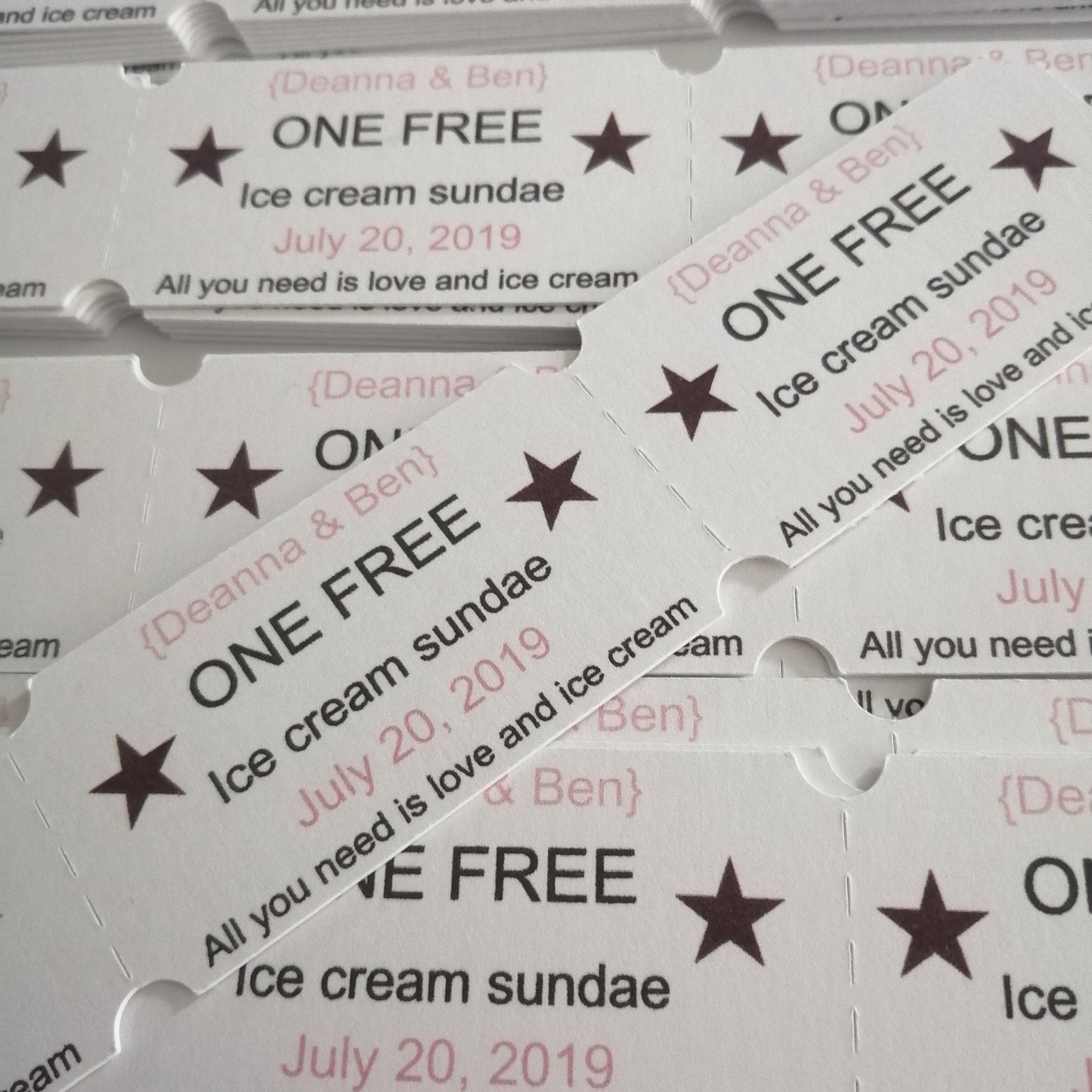 One Free Drink Tokens