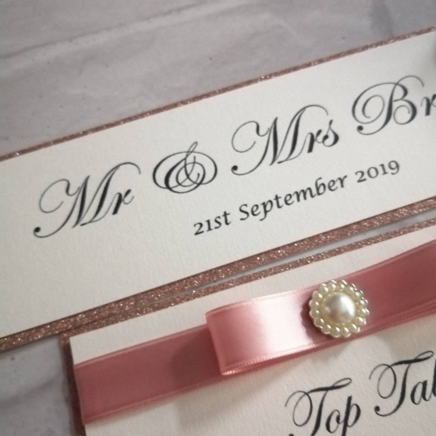 Rose Gold Table Plan - Bluesky's creation
