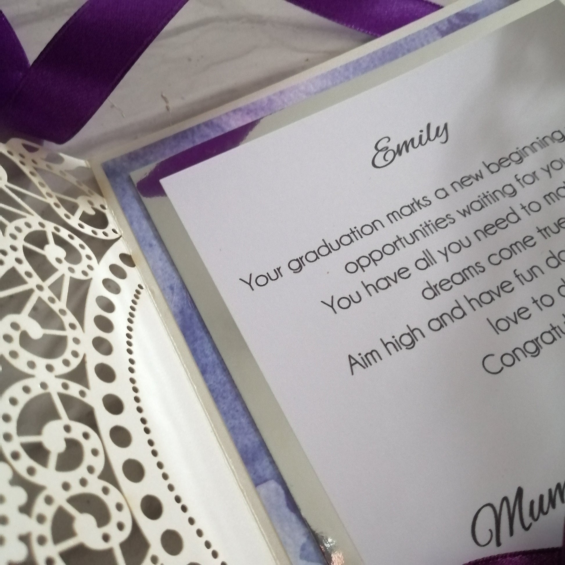 Graduation Congratulations Card - Bluesky's creation