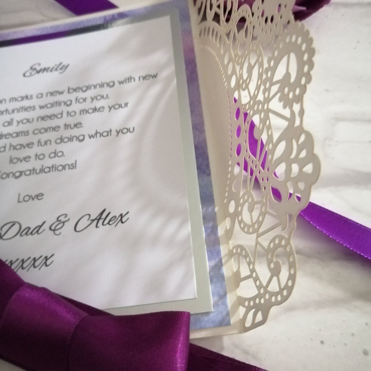 Graduation Congratulations Card - Bluesky's creation