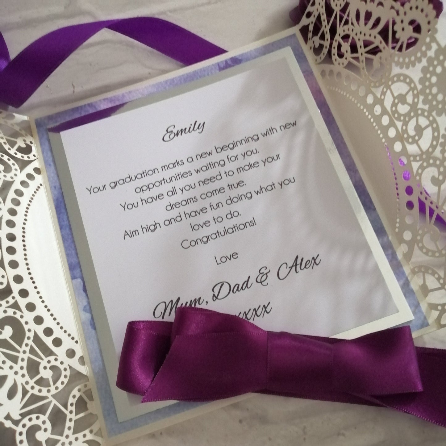 Graduation Congratulations Card - Bluesky's creation