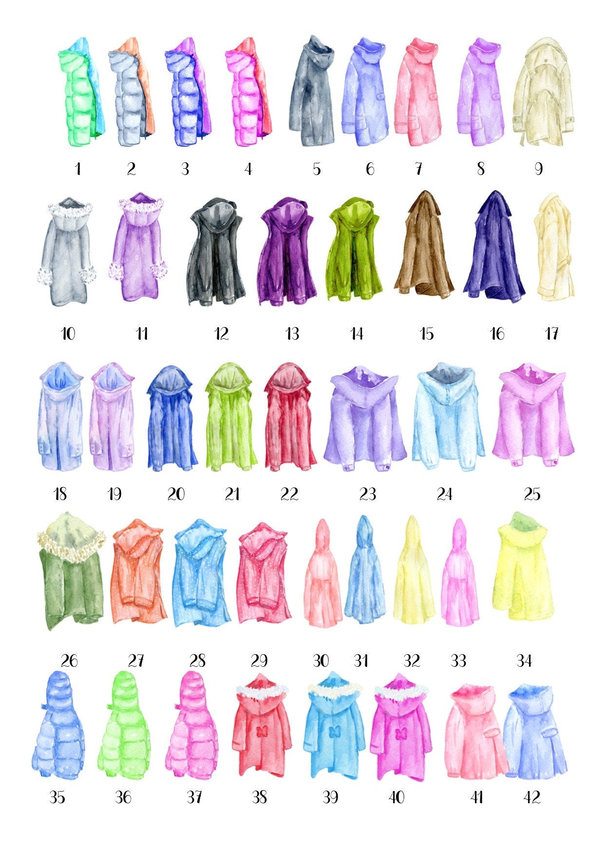 Family Tree Coat Print - Bluesky's creation