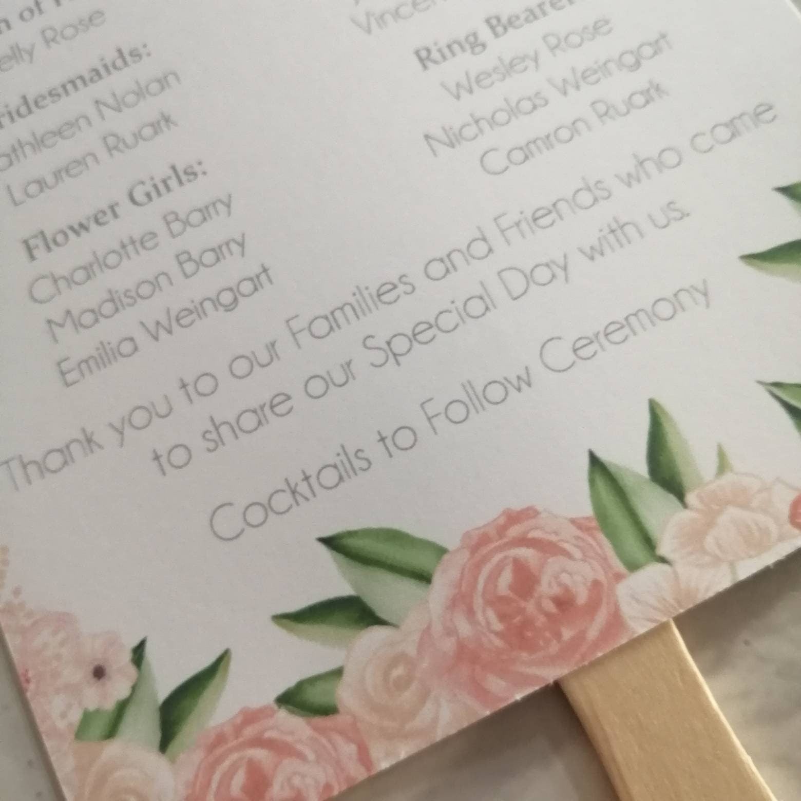 Peach Florals - Bluesky's creation