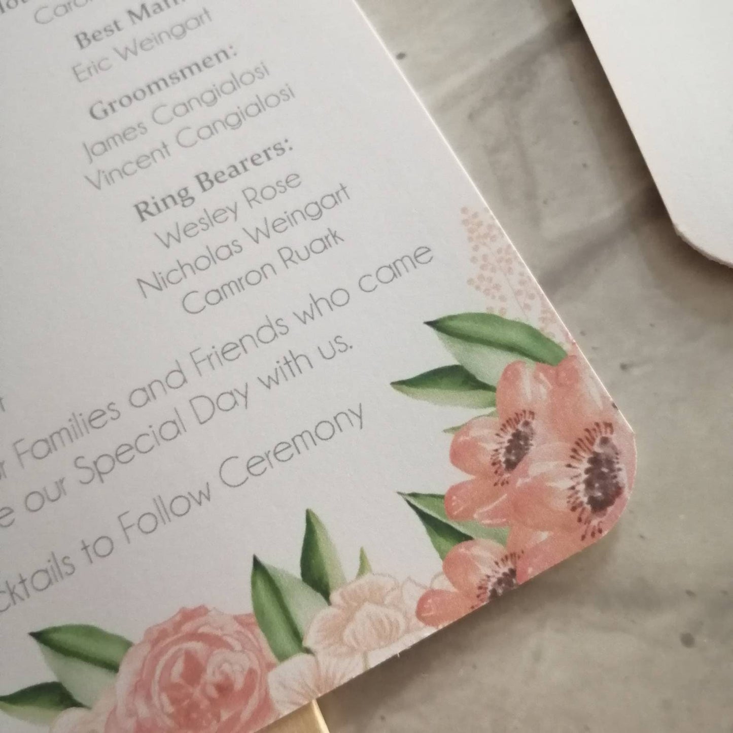 Peach Florals - Bluesky's creation