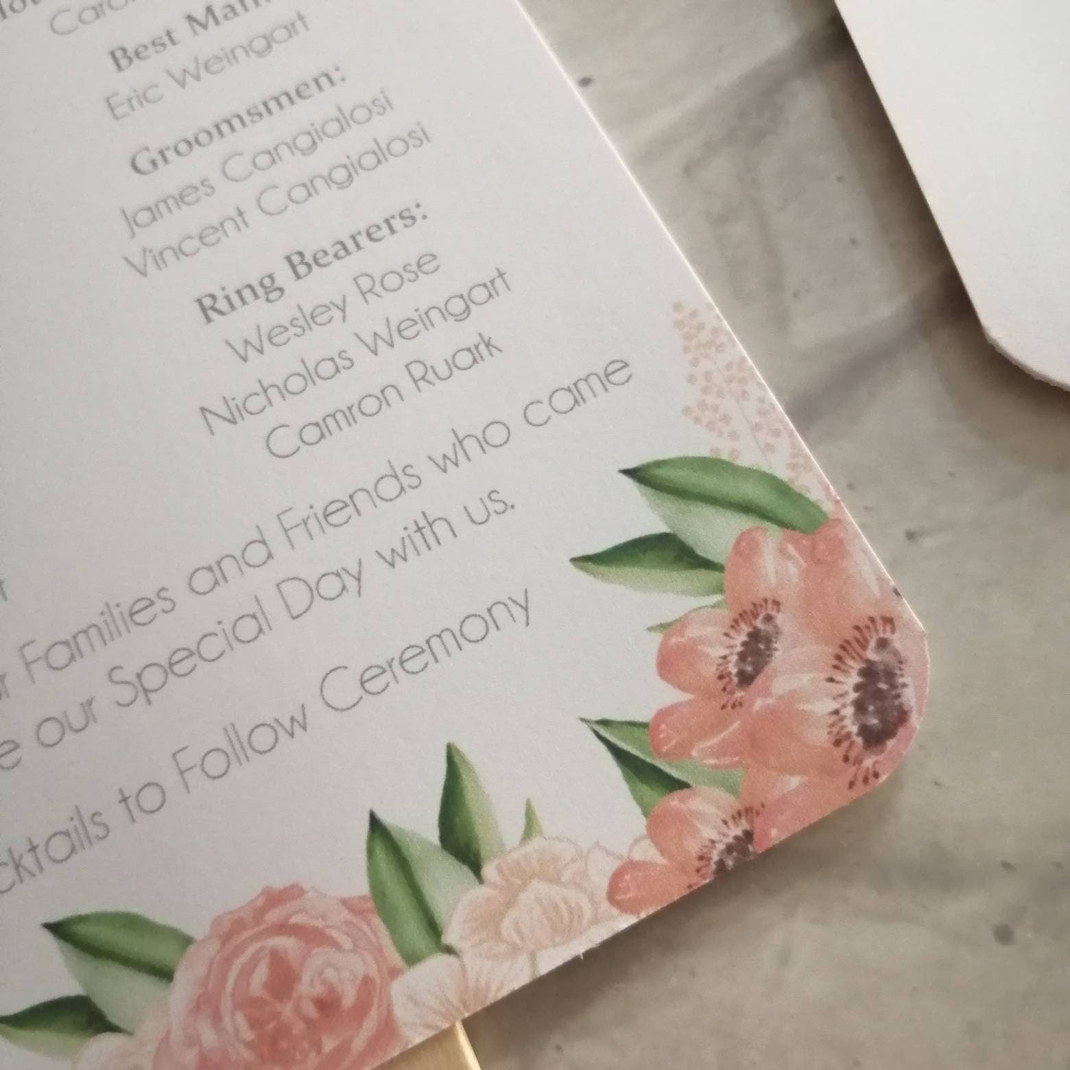 Peach Florals - Bluesky's creation