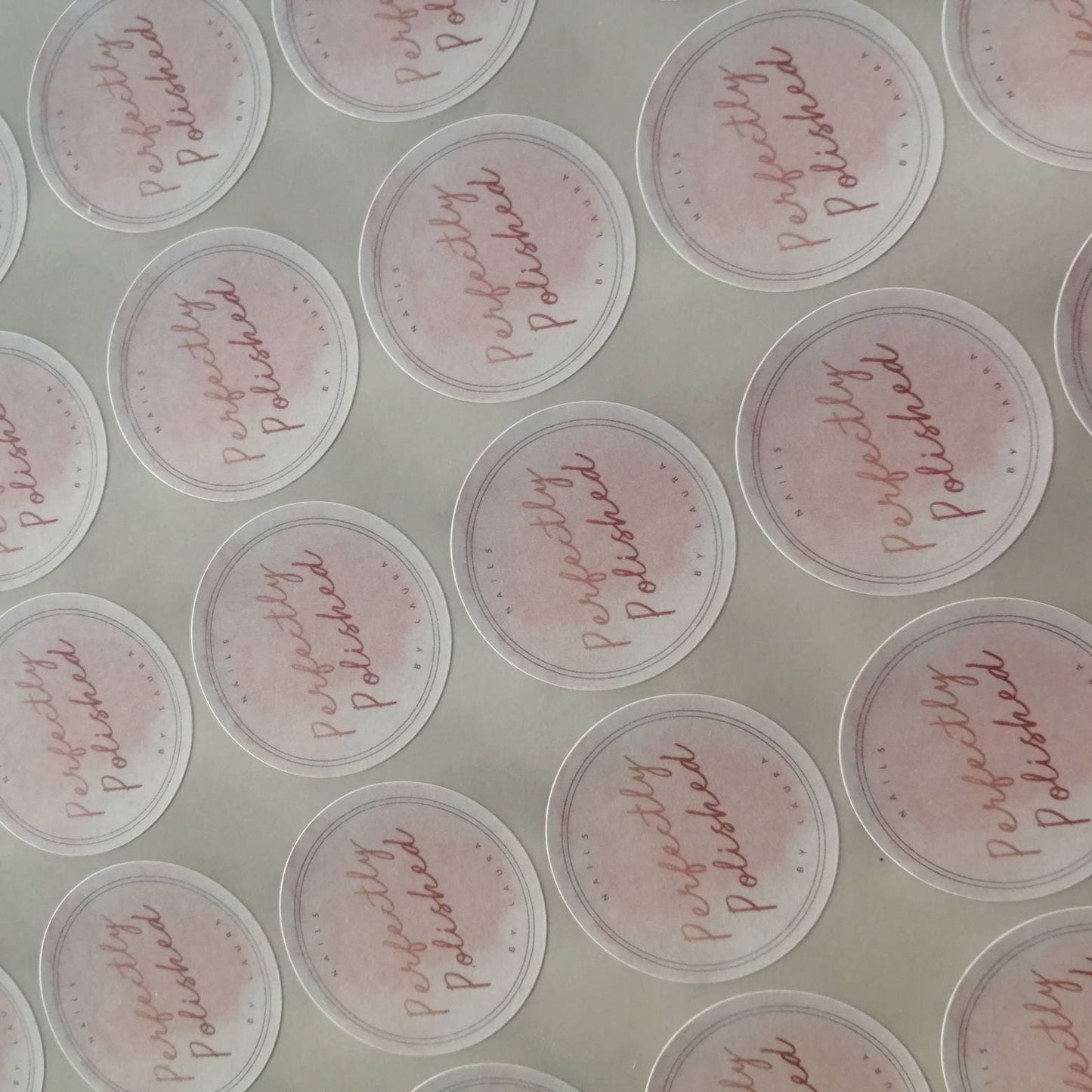 Business logo stickers 3.7cm - Bluesky's creation