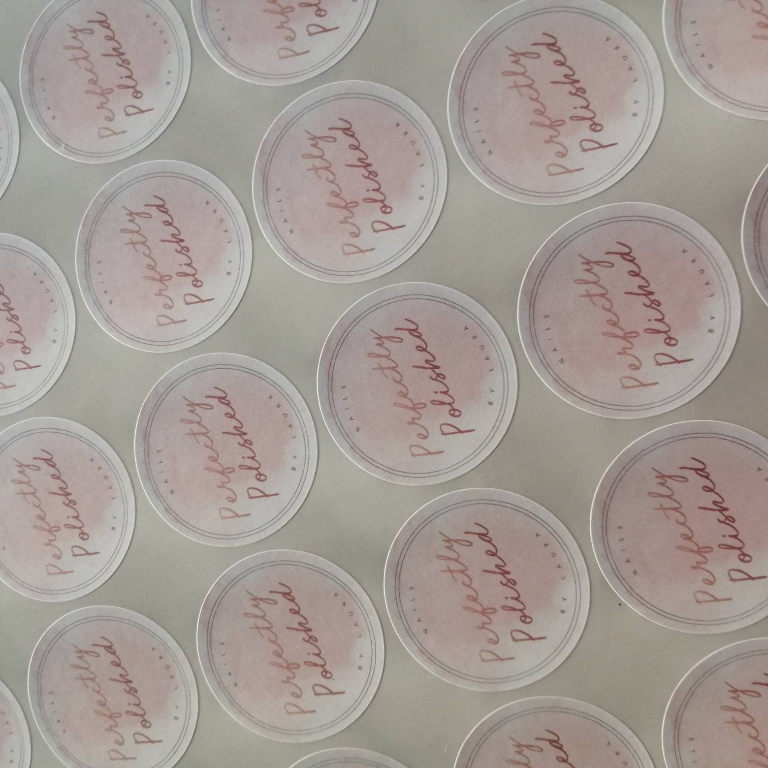 Business logo stickers 3.7cm - Bluesky's creation