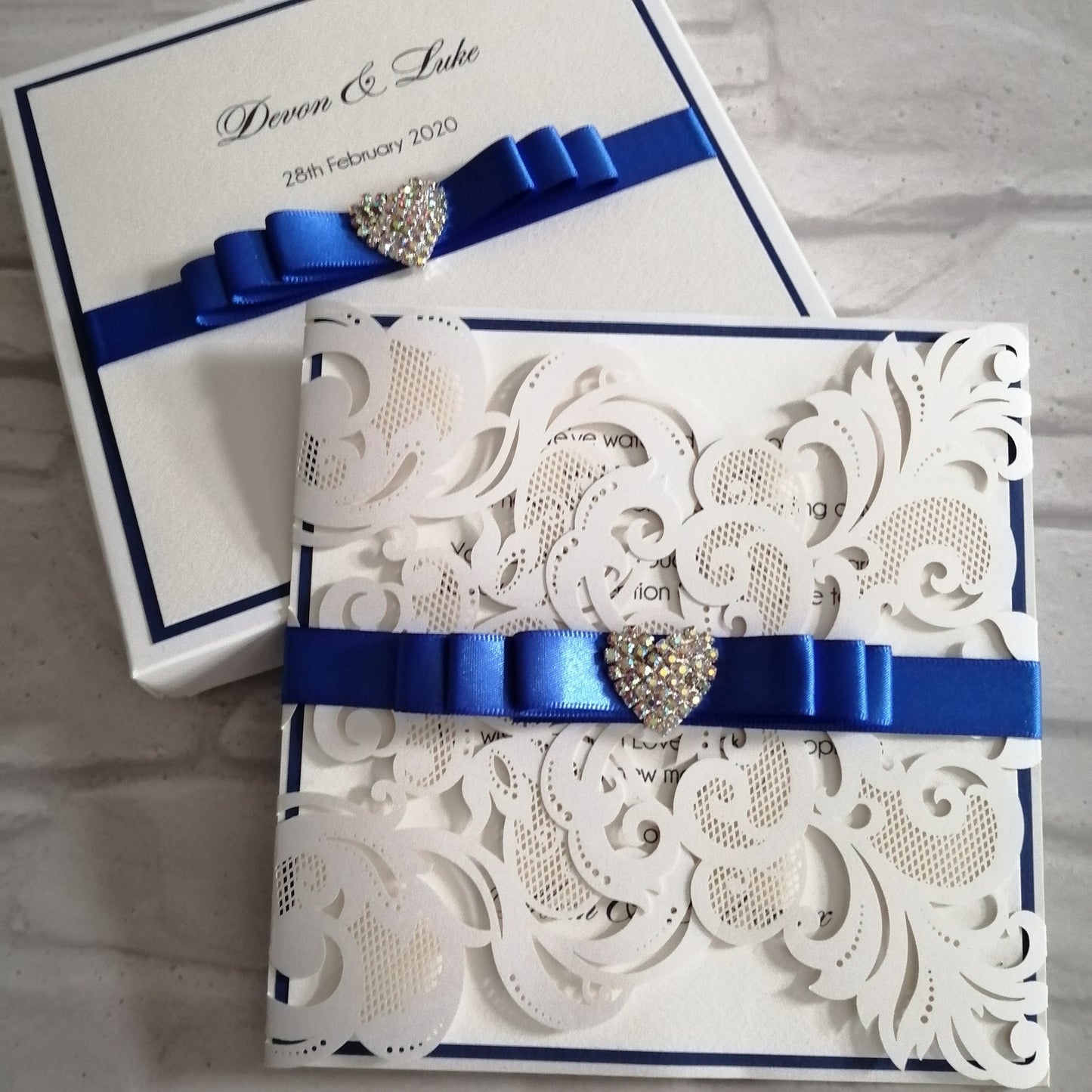 Wedding Day Keepsake Son / Daughter Card - Bluesky's creation