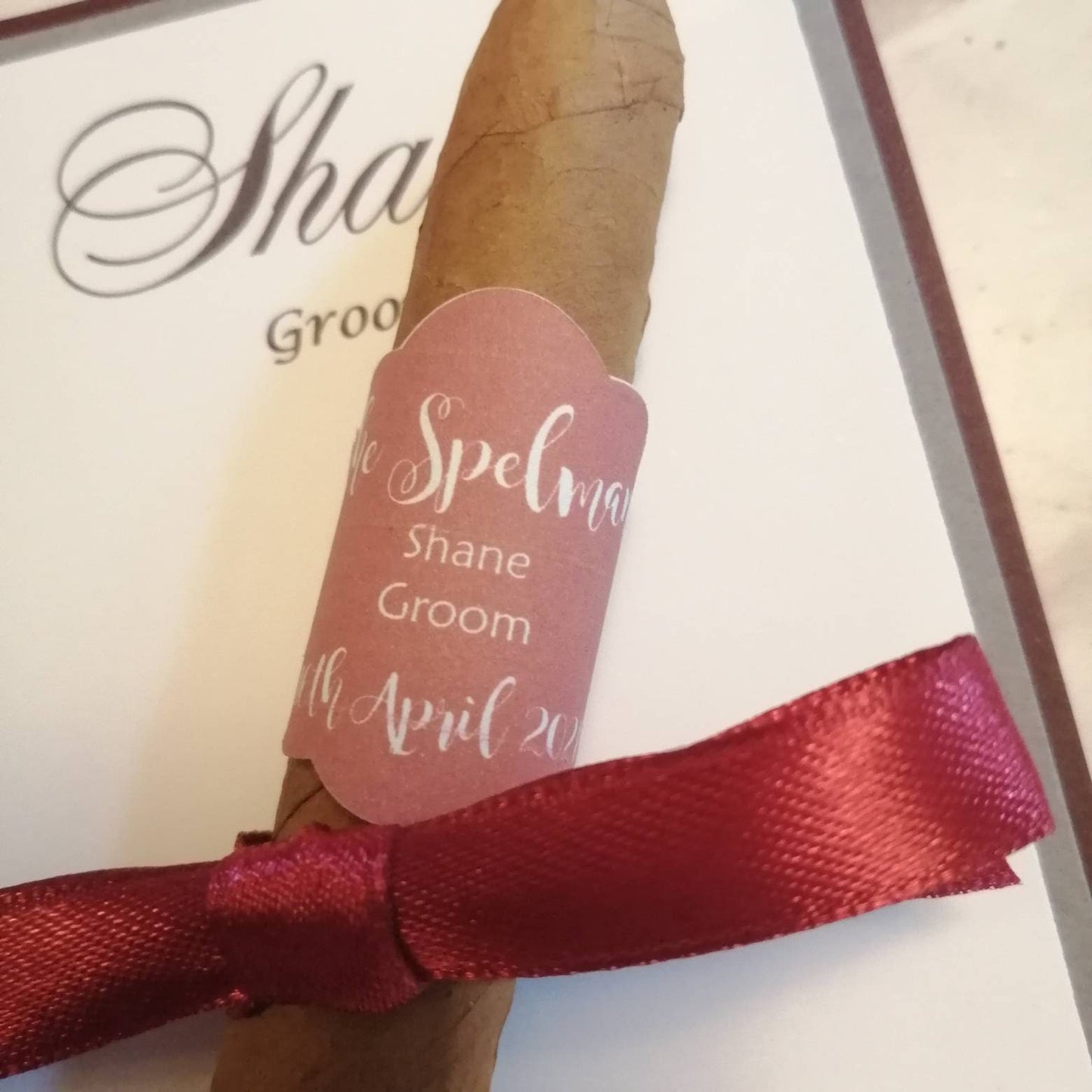 Cigar wraps groom party gifts - Bluesky's creation